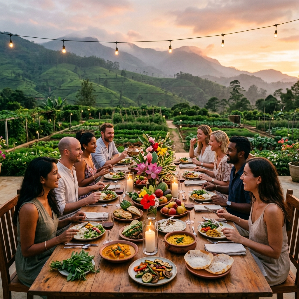 Sunset field table